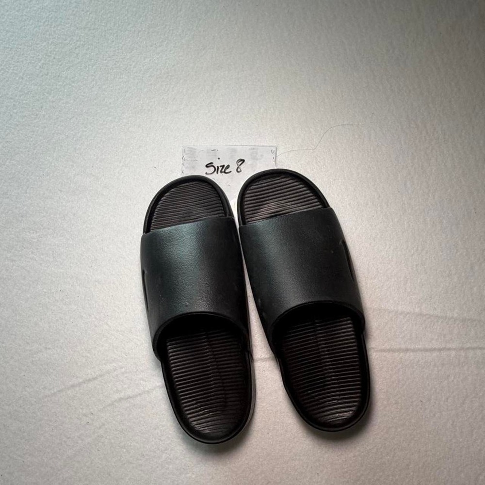 Nike Victori One Women Black Slides Comfort Sandals Size 8